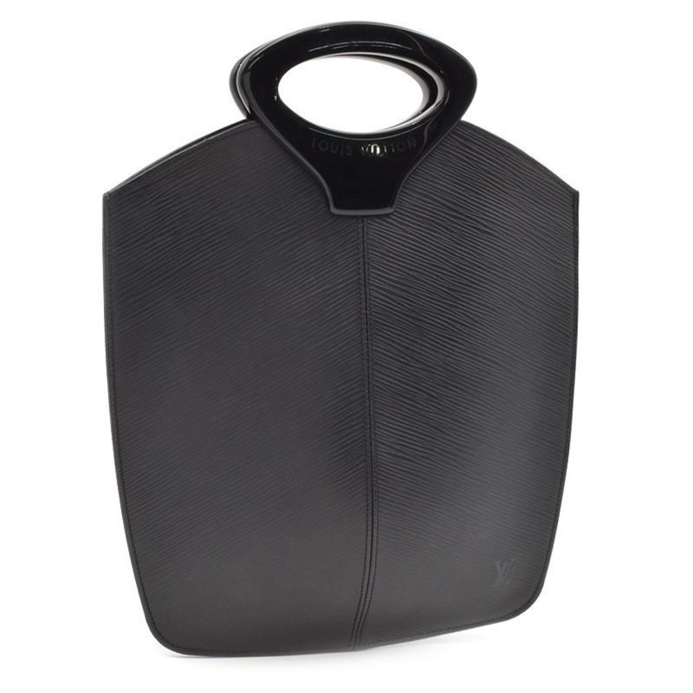 Louis Vuitton Demilune Epi Handbag Black